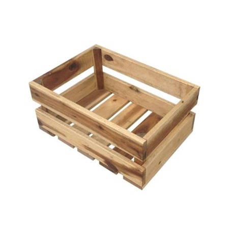 Avera Home Goods 20.5 x 10.25 in. Crate-Style Wood Planter 212846